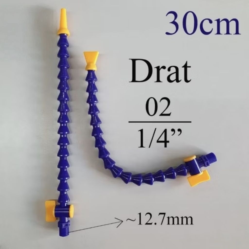 Round Flexible Coolant Hose/Selang Oli Pendingin 1/4 Dengan Kran