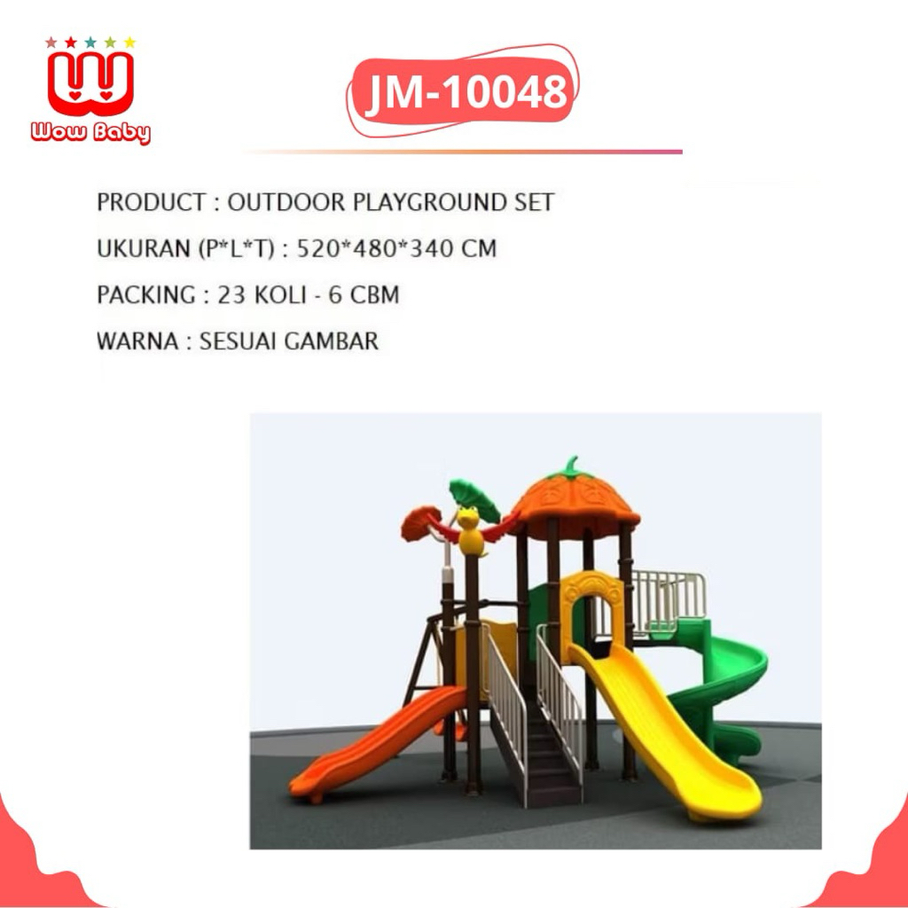 OUTDOOR PLAYGROUND SET JM10048