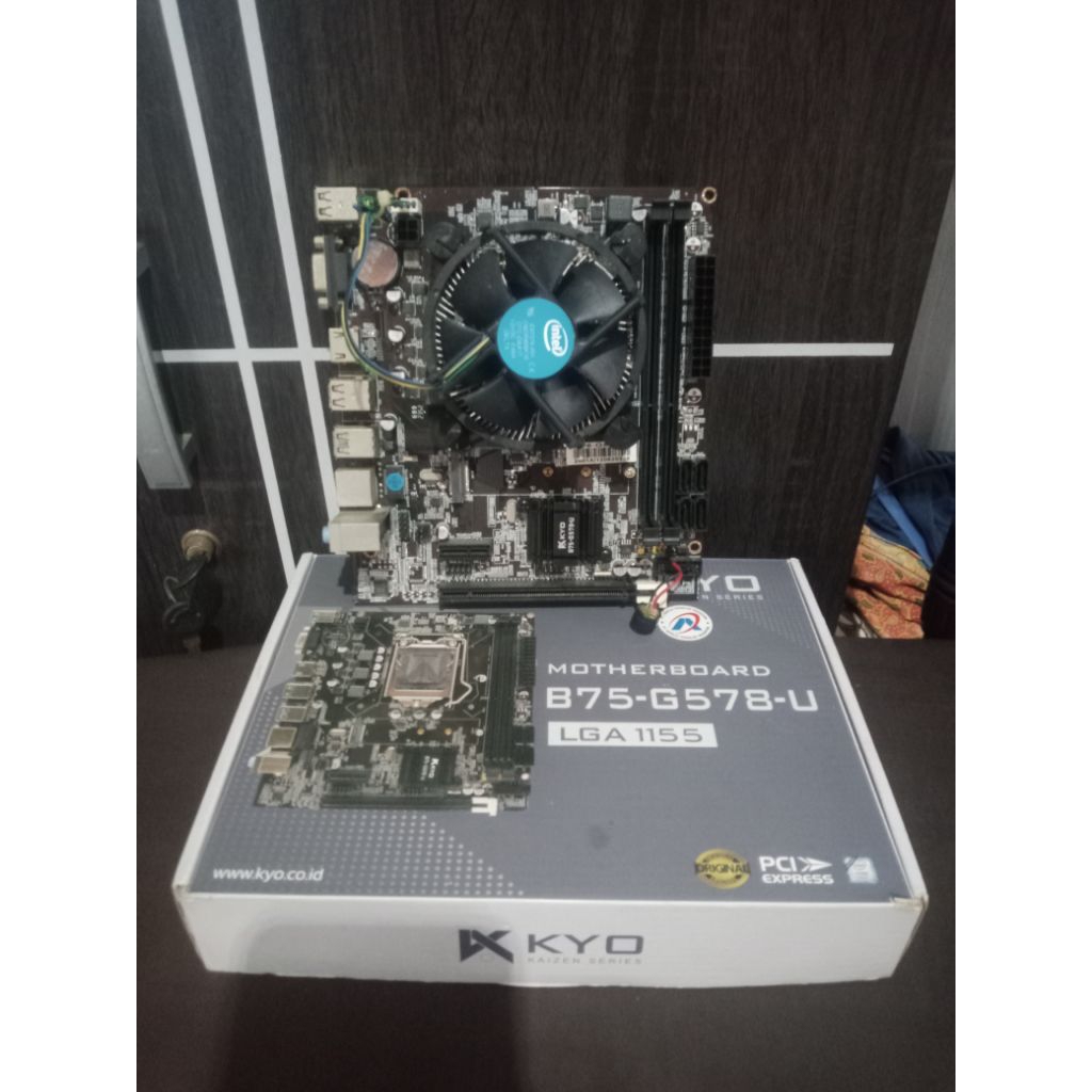 Paketan Motherboard B75 Intel i5 3570 Second Normal