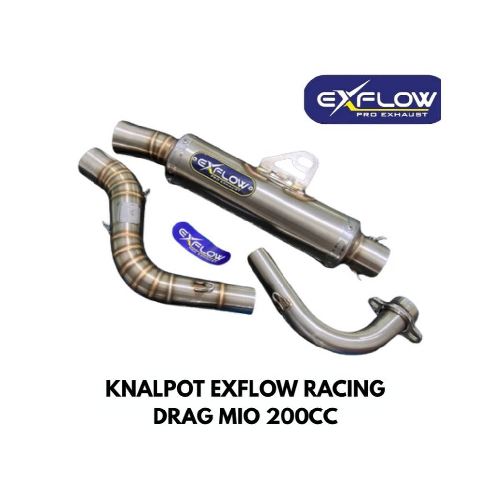 KNALPOT EXFLOW RACING MIO DRAG 200CC
