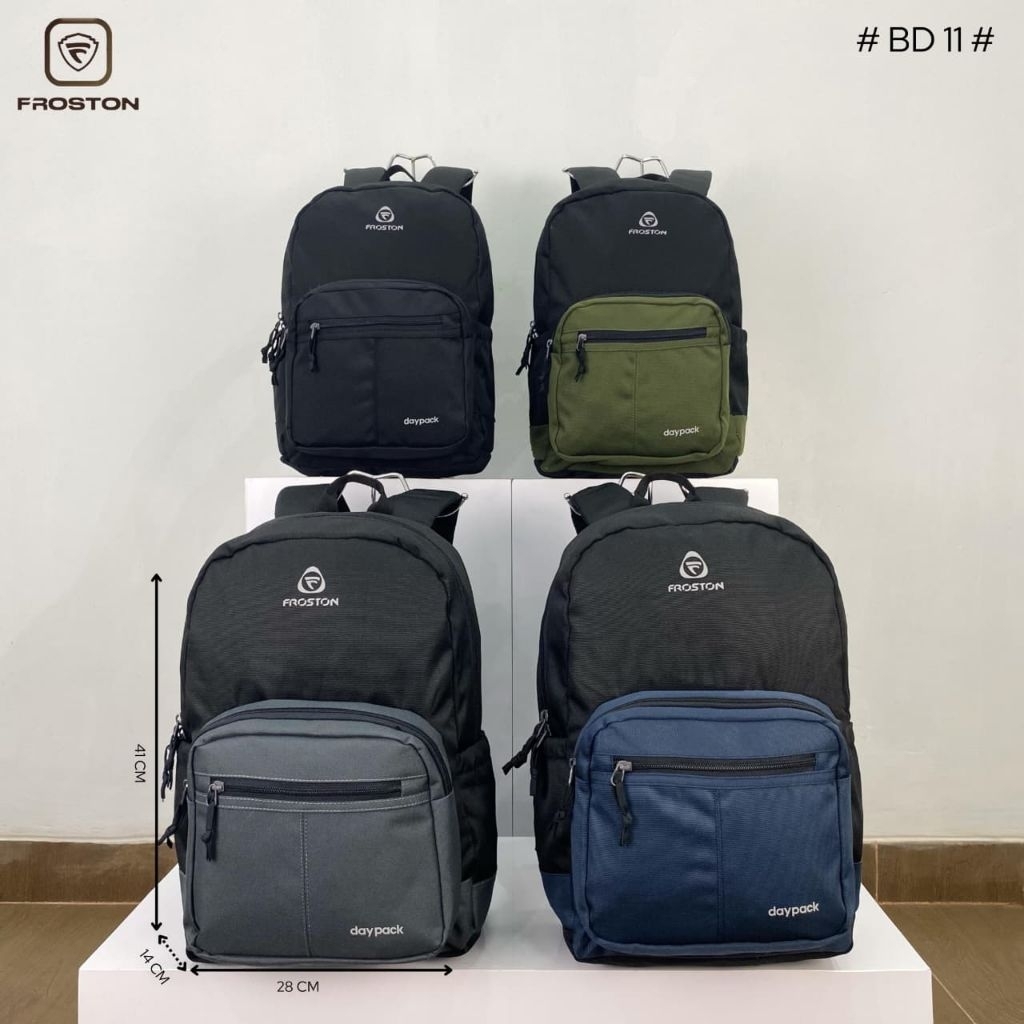FROSTON - Ransel pria bagpack daypack pria tas sekolah kuliah kerja