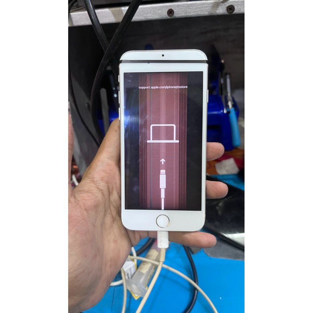 IPHONE 8 mentok logo recovery