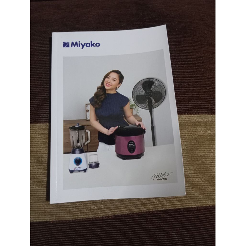 Buku Katalog Miyako rice cooker blender mixer kompor gas