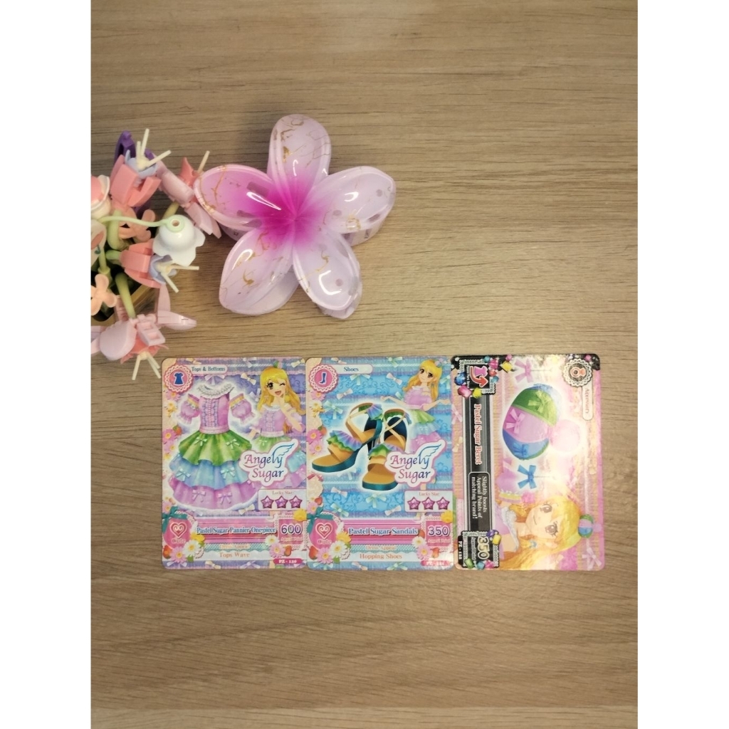 Set Kartu Aikatsu Pastel Sugar Ichigo Angely Sugar