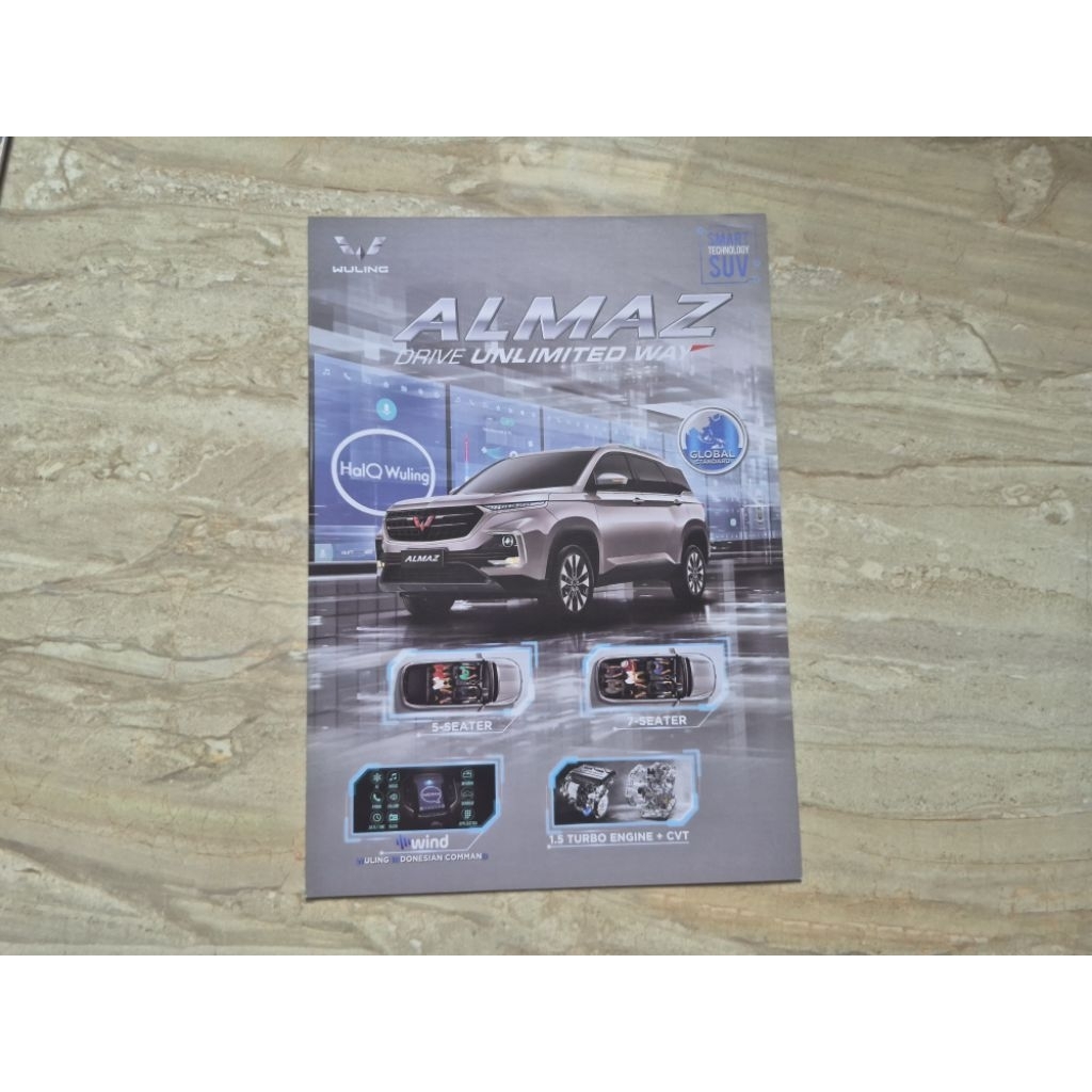brosur katalog mobil wuling almaz 2020 flyer