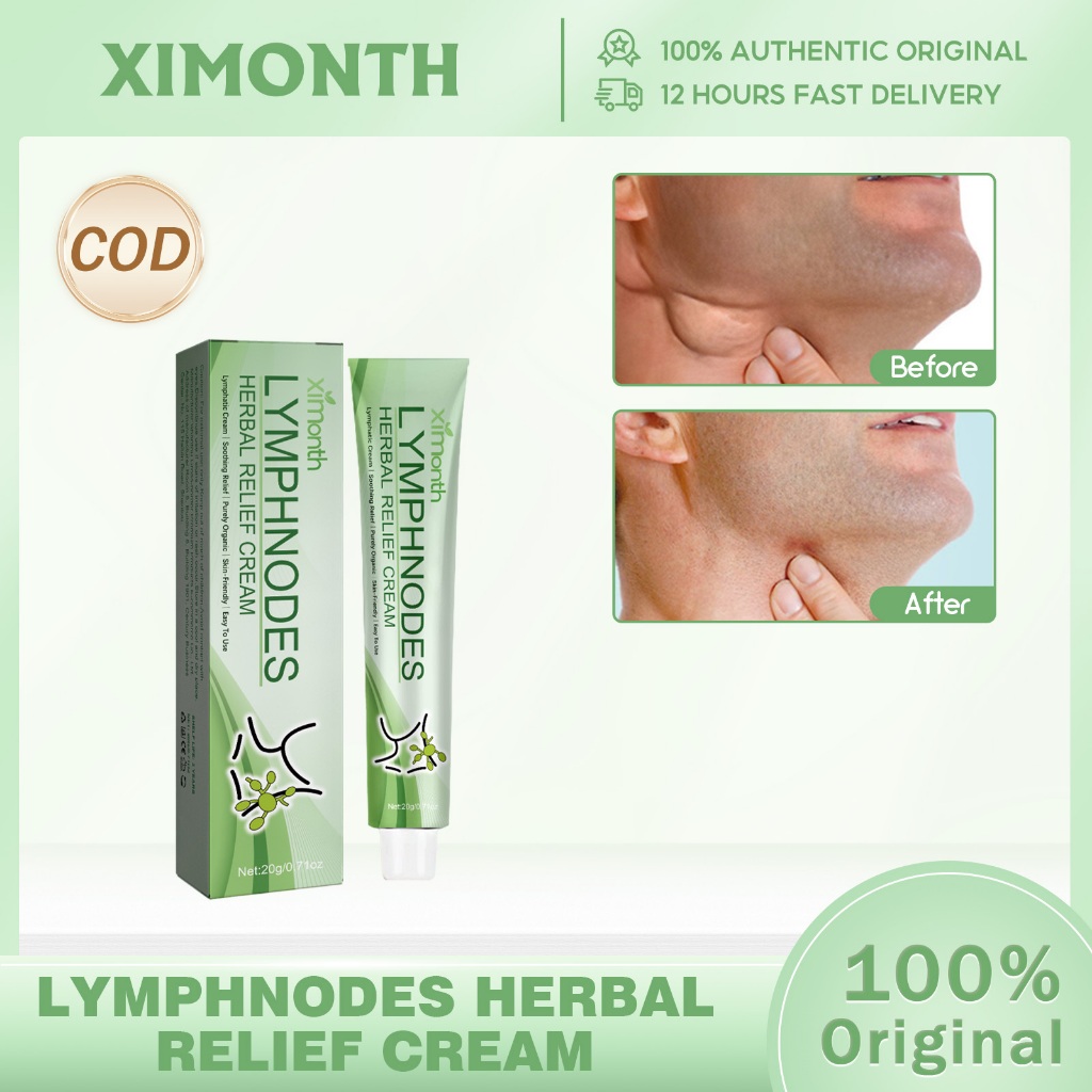 Ximonth Lymph Repair Cream 20g Menghilangkan ketidaknyamanan leher bawah lengan pembengkakan limfa k