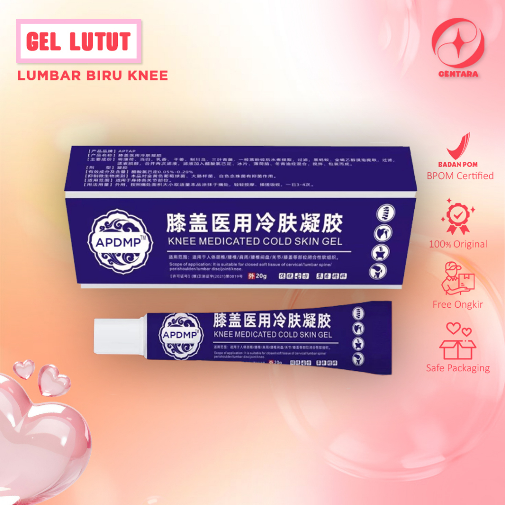 Salep Nyeri Lutut KNEE Medicated APDMP 20g - Redakan Nyeri Lutut Berkualitas