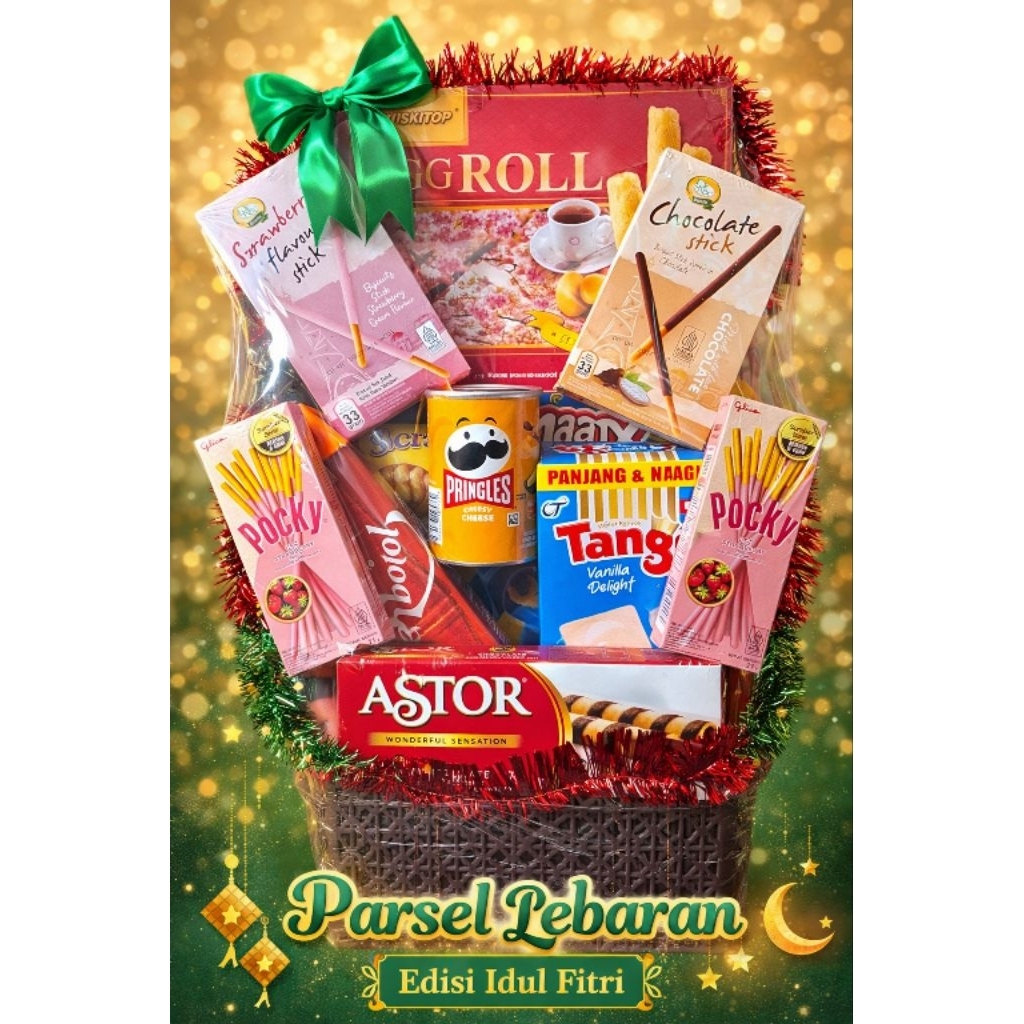 Parcel Makanan Kemasan BOX Parcel Lebaran Snack