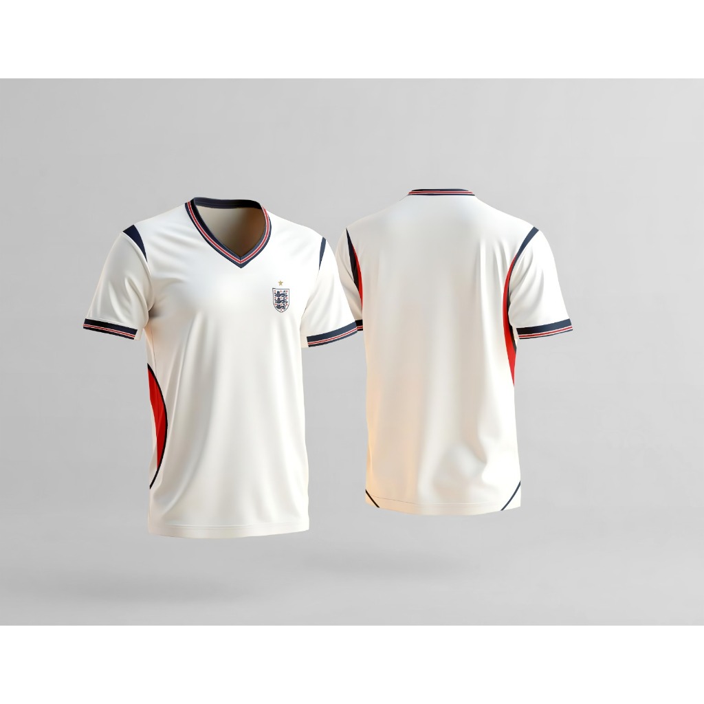 Kaos Bola Jersey Timnas Inggris Premium Unisex 2026