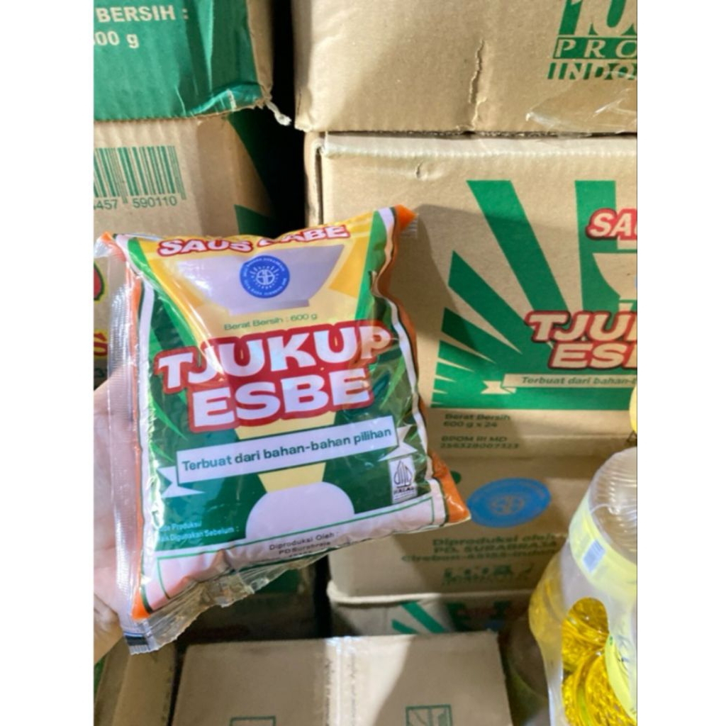 Saus Cabe Tjukup Esbe Kemasan 600 gram
