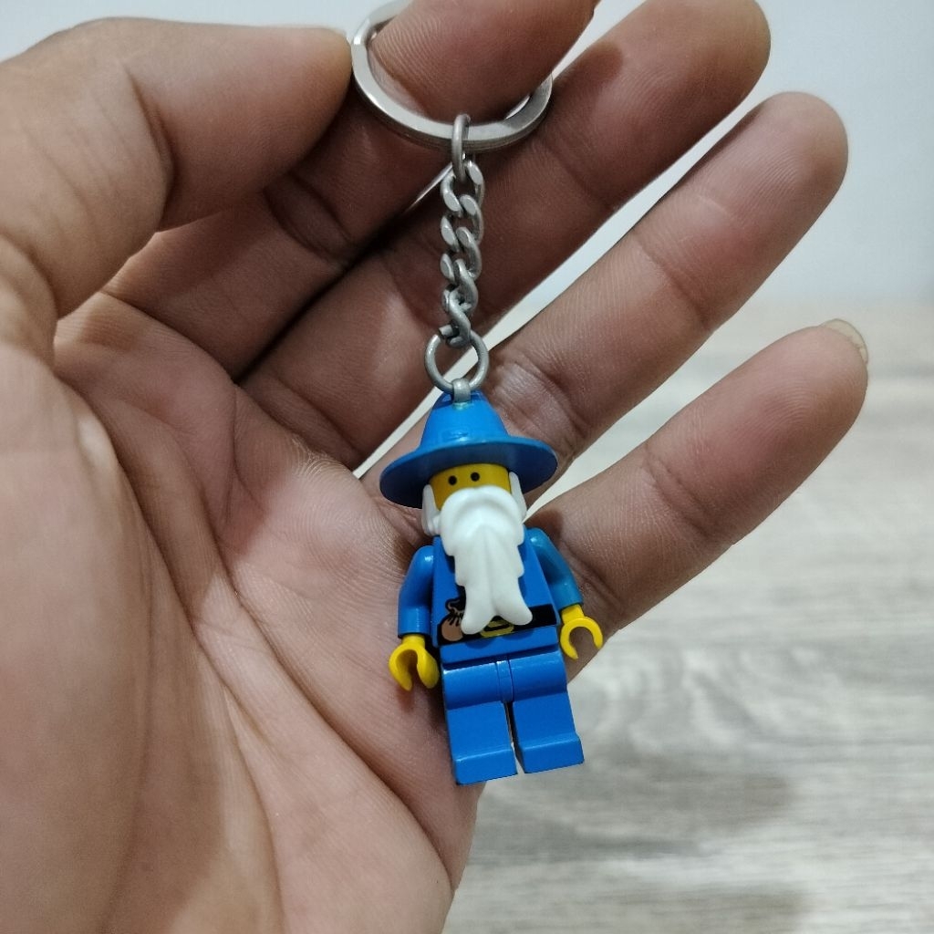 lego system castle dragon knights majisto wizard keychain