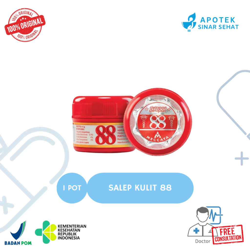 Salep Kulit 88 6gr: Obat Gatal Yumeda, Salep Gatal Kualitas Terbaik