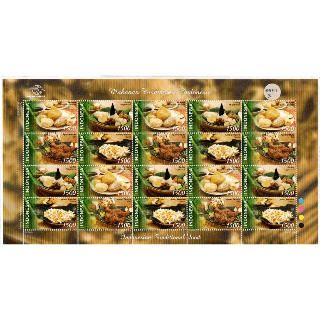 Prangko Indonesia - Prangko Seri Makanan 3 MS46 2006