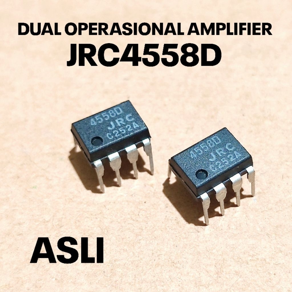 IC JRC4558 4558D RC4558 4558 DIP-8 ASLI