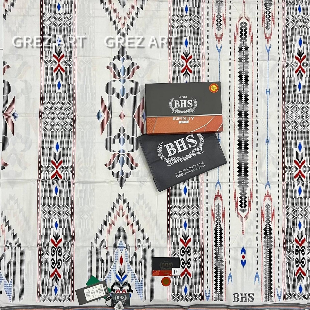 PROMO TERMURAH Sarung BHS Infinity Silver & Gold | BHS COSMO Original - LIMITED SILVER PUTIH
