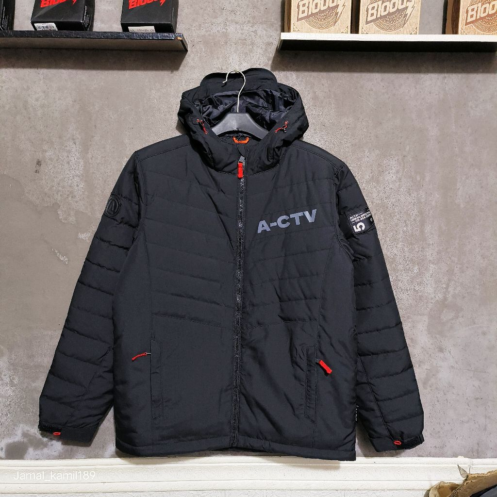 JACKET OUTDOOR BLOODS ACTV WINDBLOCKS BLACK ORIGINAL NEW