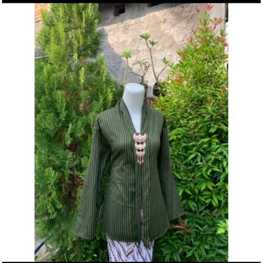 kebaya lurik kutu baru kartini khas solo jogja