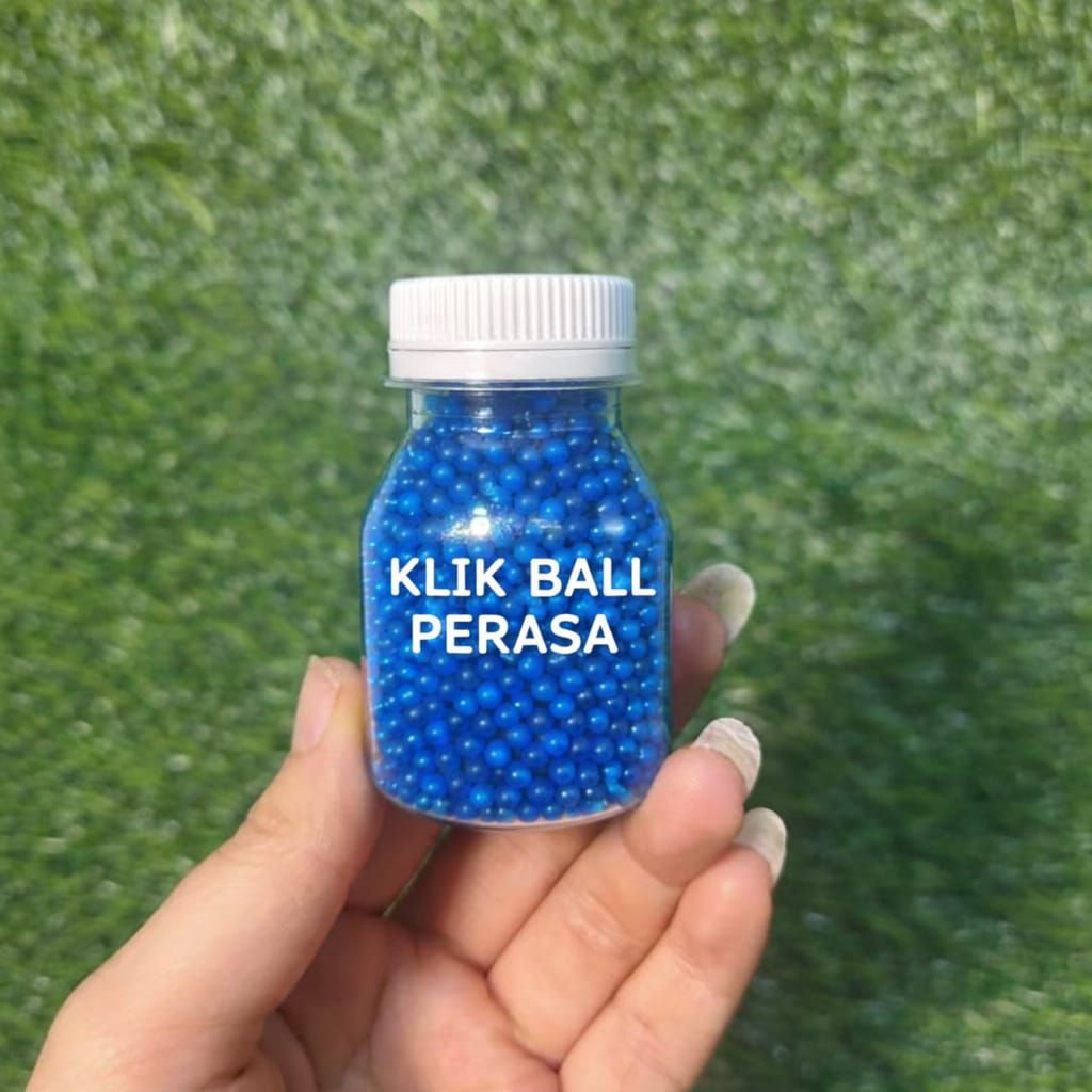 Klik Ball Flavour Aksesoris Aroma Isi 10 Gram - Bulat Warna Biru Siap Pakai | COD