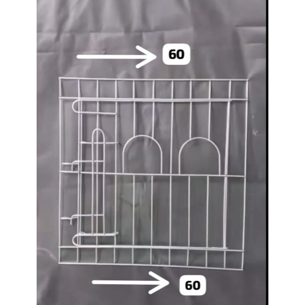 Panel pintu ayam galvanis 60x60 dan 50x50 40x40cm murah