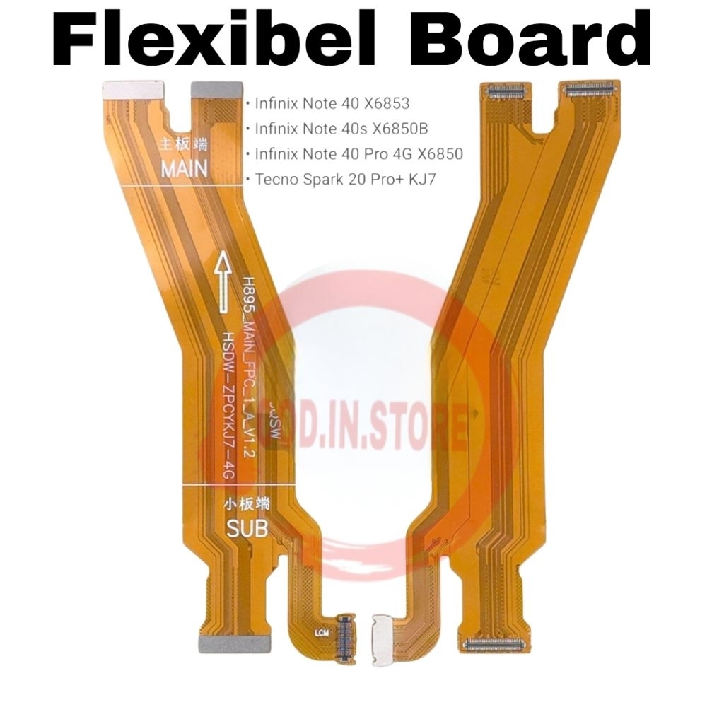 Flexibel board Flexibel Ui Board / Flexible Main Board Infinix Note 40 X6853 infinix Note 40s X6850B