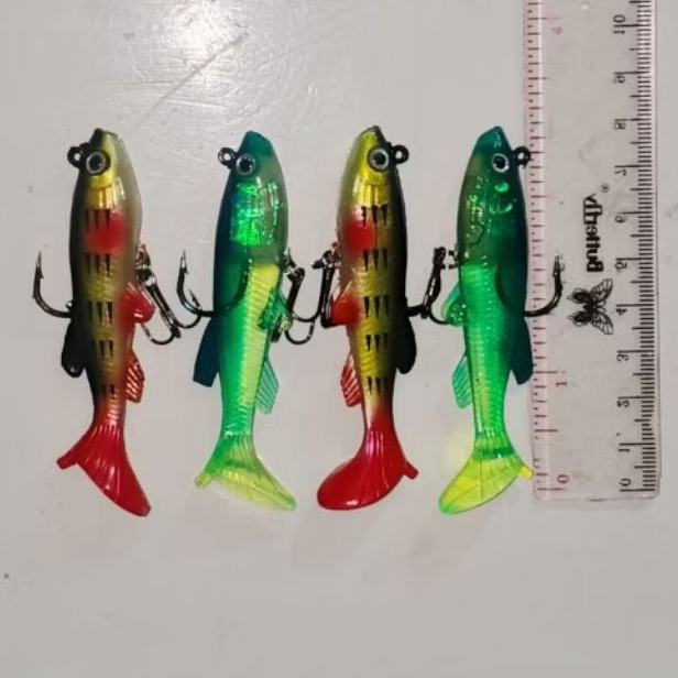 Umpan Pancing Ikan Soft Lure 8cm - Umpan Casting Ikan Predator