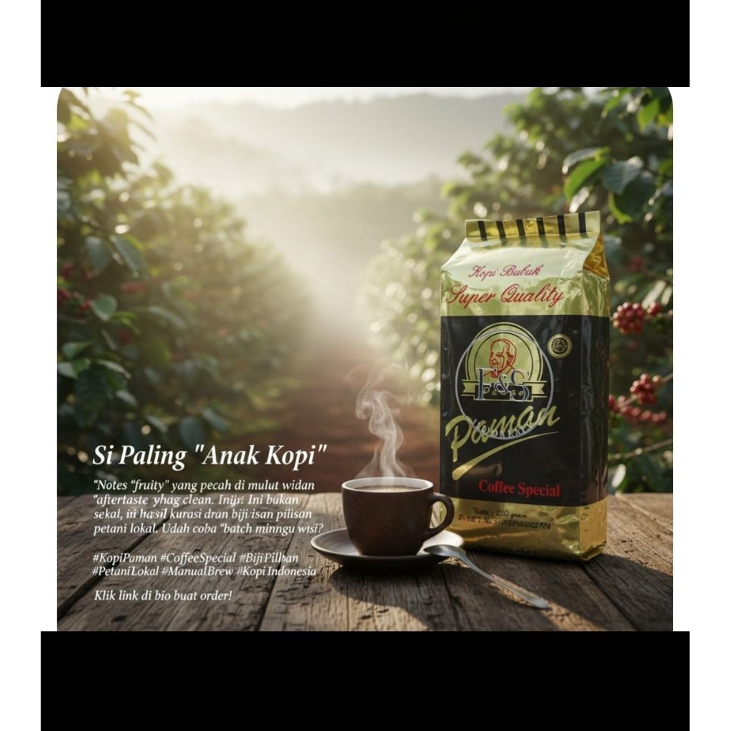 KOPI PAMAN ASLI JAMBI ( 250grm )