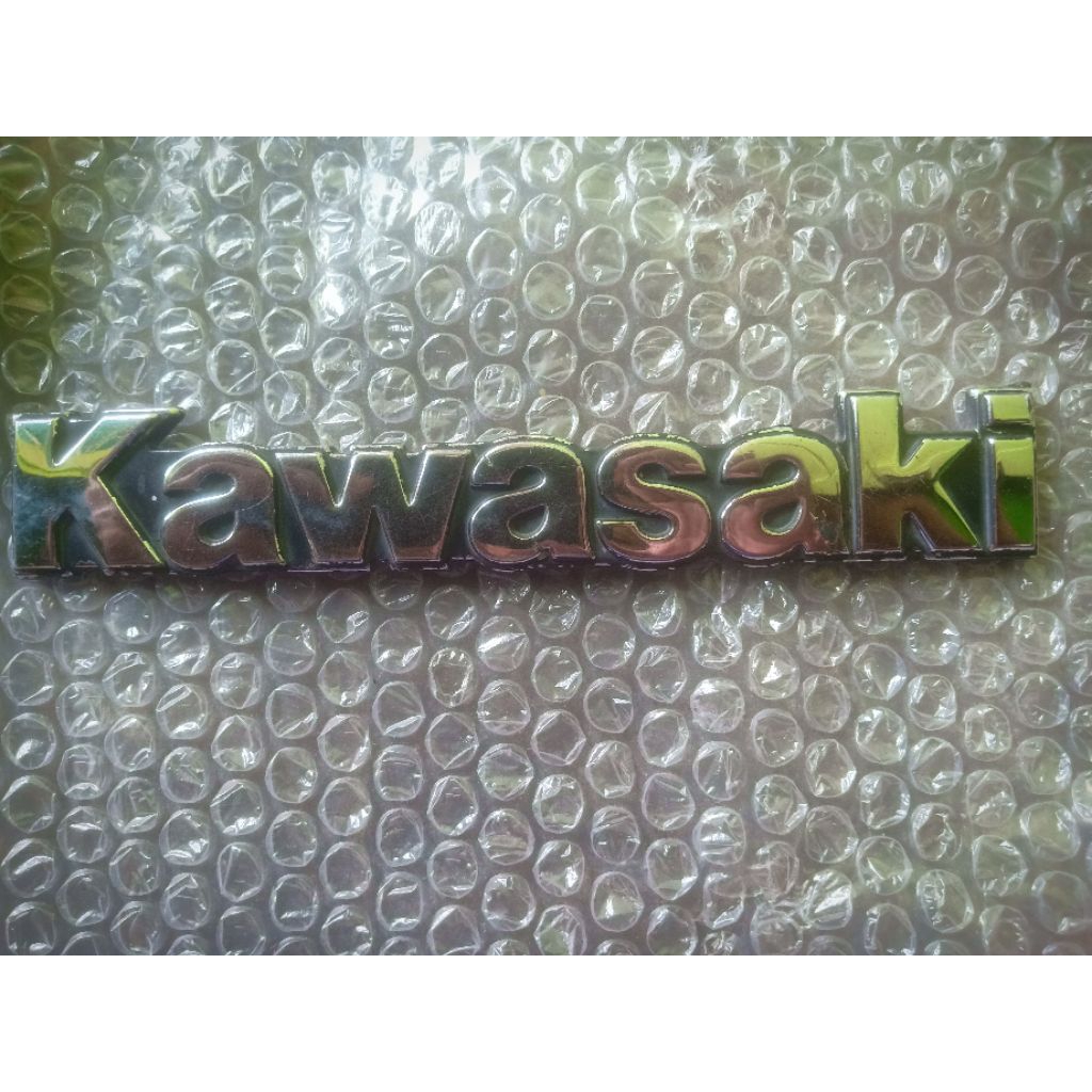 EMBLEM LOGO SIMBOL COVER KEMPOL BODY BELAKANG KAWASAKI ZX130 ZX 130