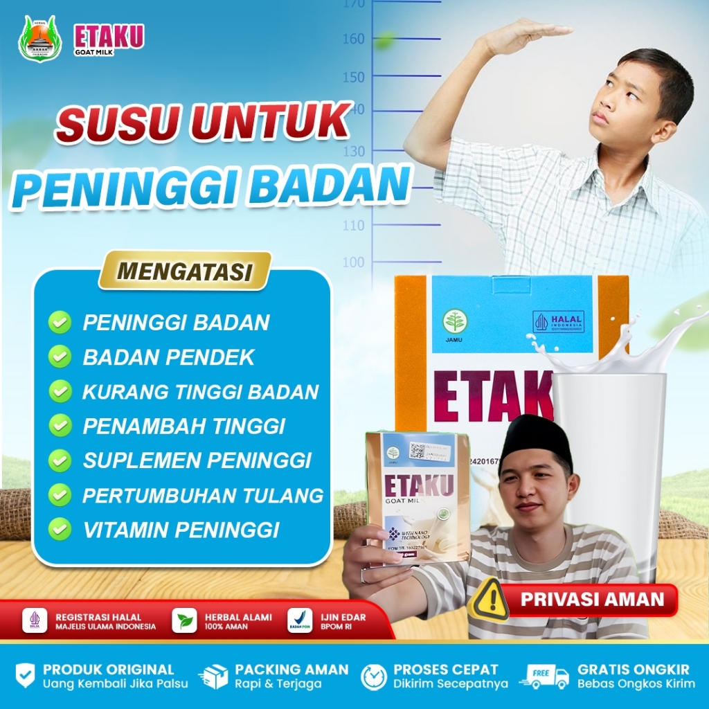 Susu Peninggi Badan Remaja - Susu Peninggi Badan Anak dan Dewasa - Susu Penggemuk Badan - Susu Pelan