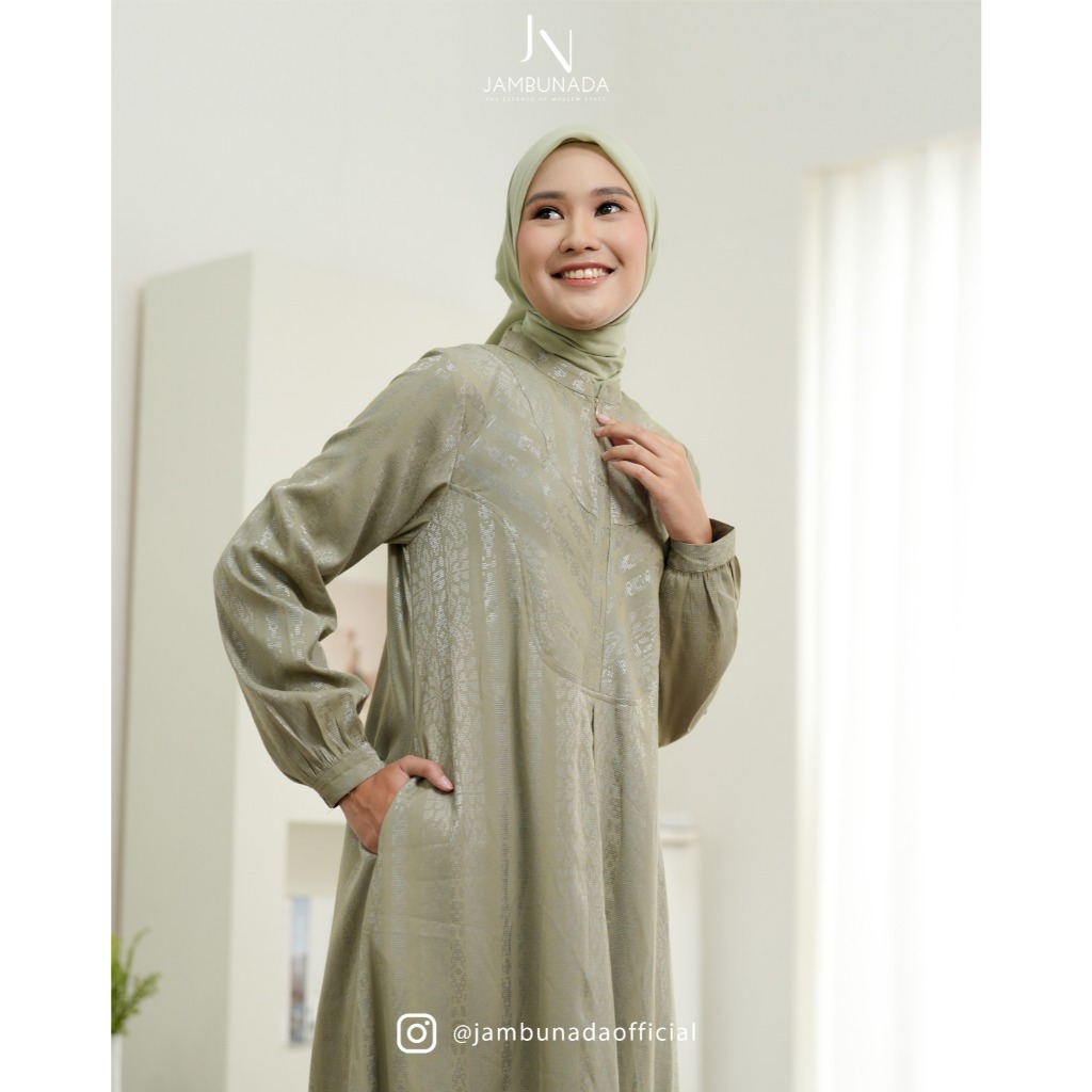 Alora Dress Jambunada / Gamis Wanita / Gamis premium