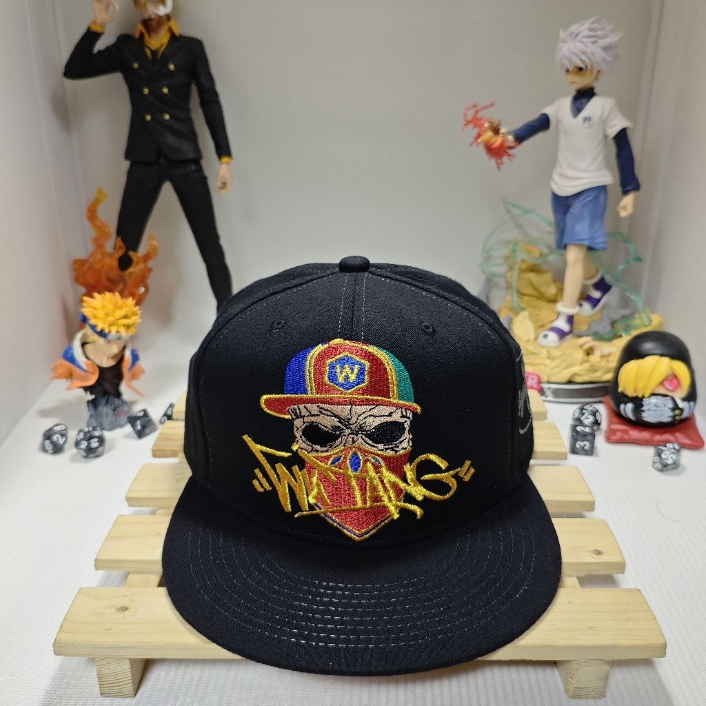 Topi Level Xero Wu Tang Snapback Black Embroidery Streetwear Local Brand