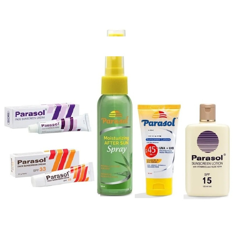 PARASOL Face Sunscreen Cream | Parasol Sun Spray | Parasol Sunscreen Lotion