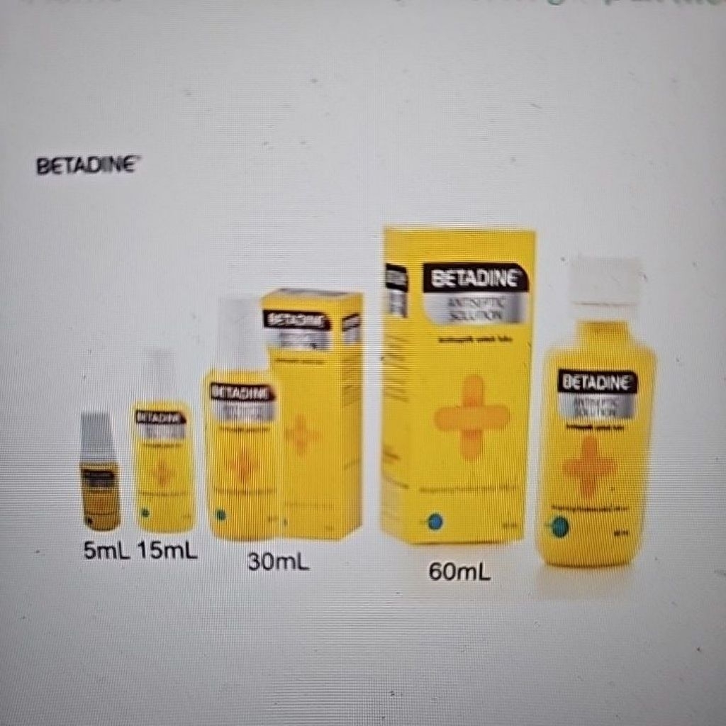 Antiseptik Luka Betadine - Efektif, Praktis, Hanya untuk Pemakaian Luar