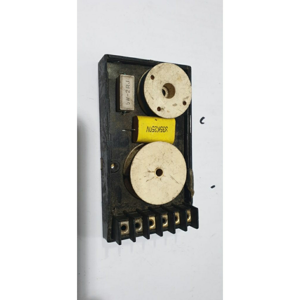 Passive Pasid Crossover 2 way bekas hanya sebelah untuk audio mobil tanpa baut