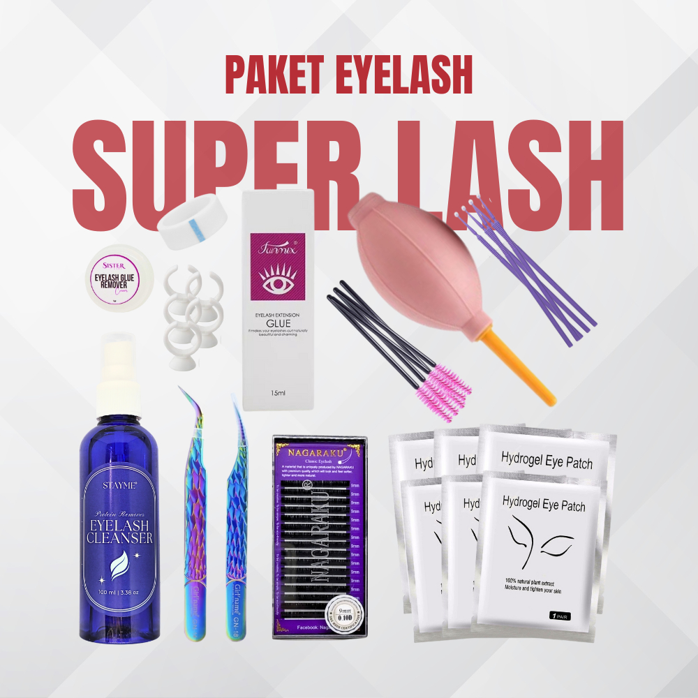 Paket Eyelash Premium – Set Lengkap Tanam Bulu Mata / Eyelash Extension Korea