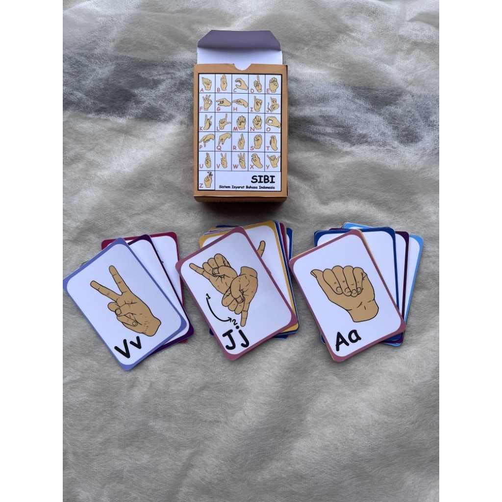 kartu bahasa isyarat SIBI
