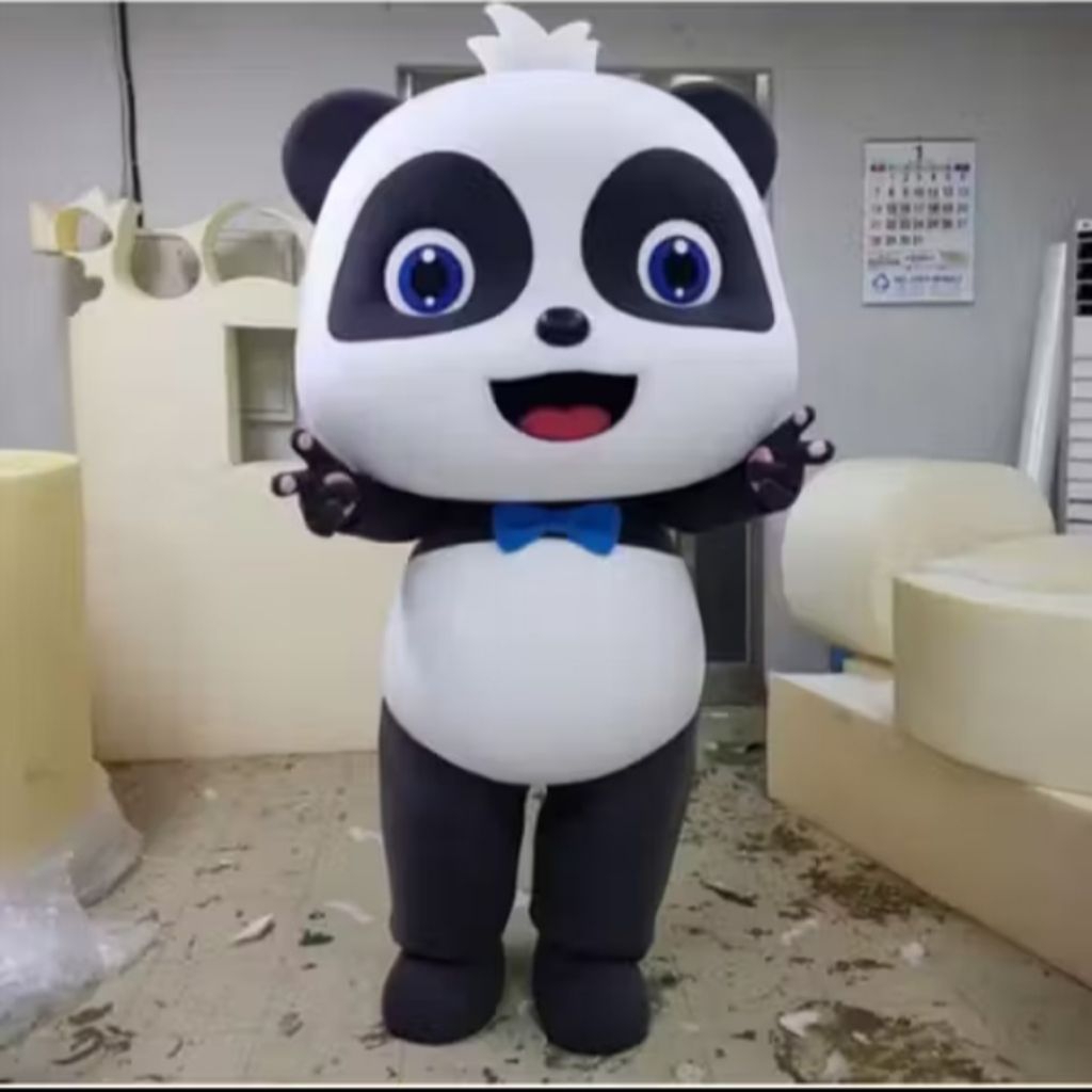 kostum badut panda