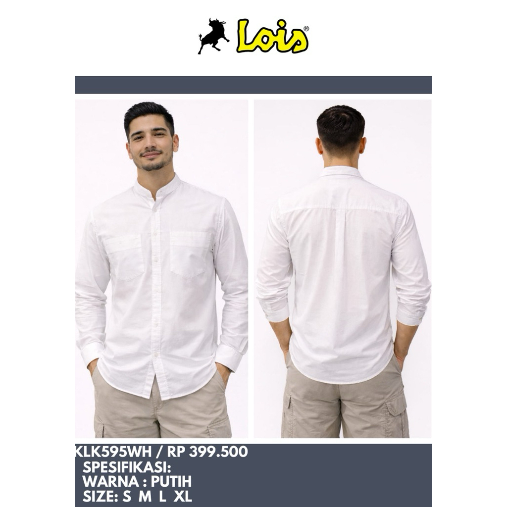 KOKO LOIS ORIGINAL / PANJANG TANGAN / PAKAIAN PRIA DEWASA