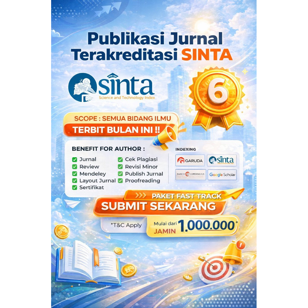 PAKET FAST TRACK PUBLIKASI JURNAL SINTA 6