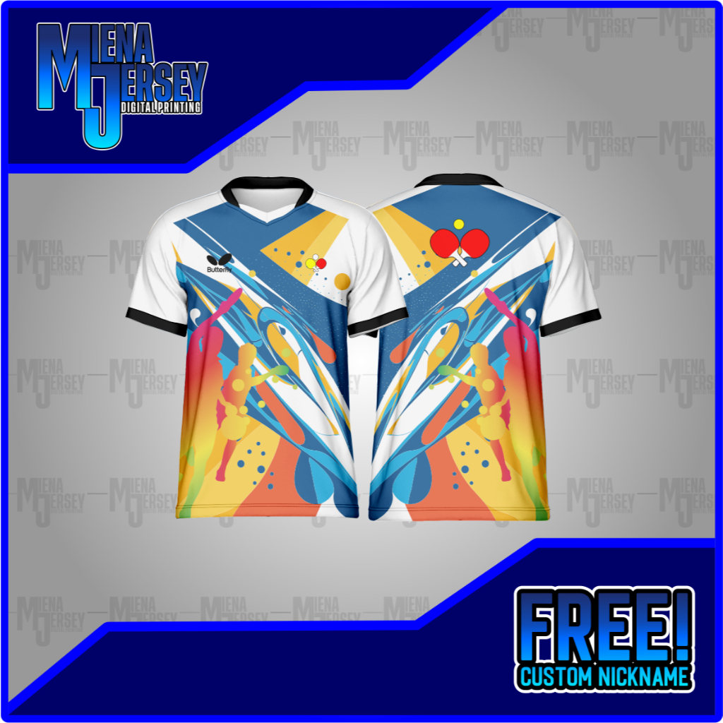 JERSEY TENIS MEJA  / JERSEY PINGPONG  / BAJU TENIS MEJA / KAOS TENIS MEJA / BAJU  PINGPONG / KAOS PI