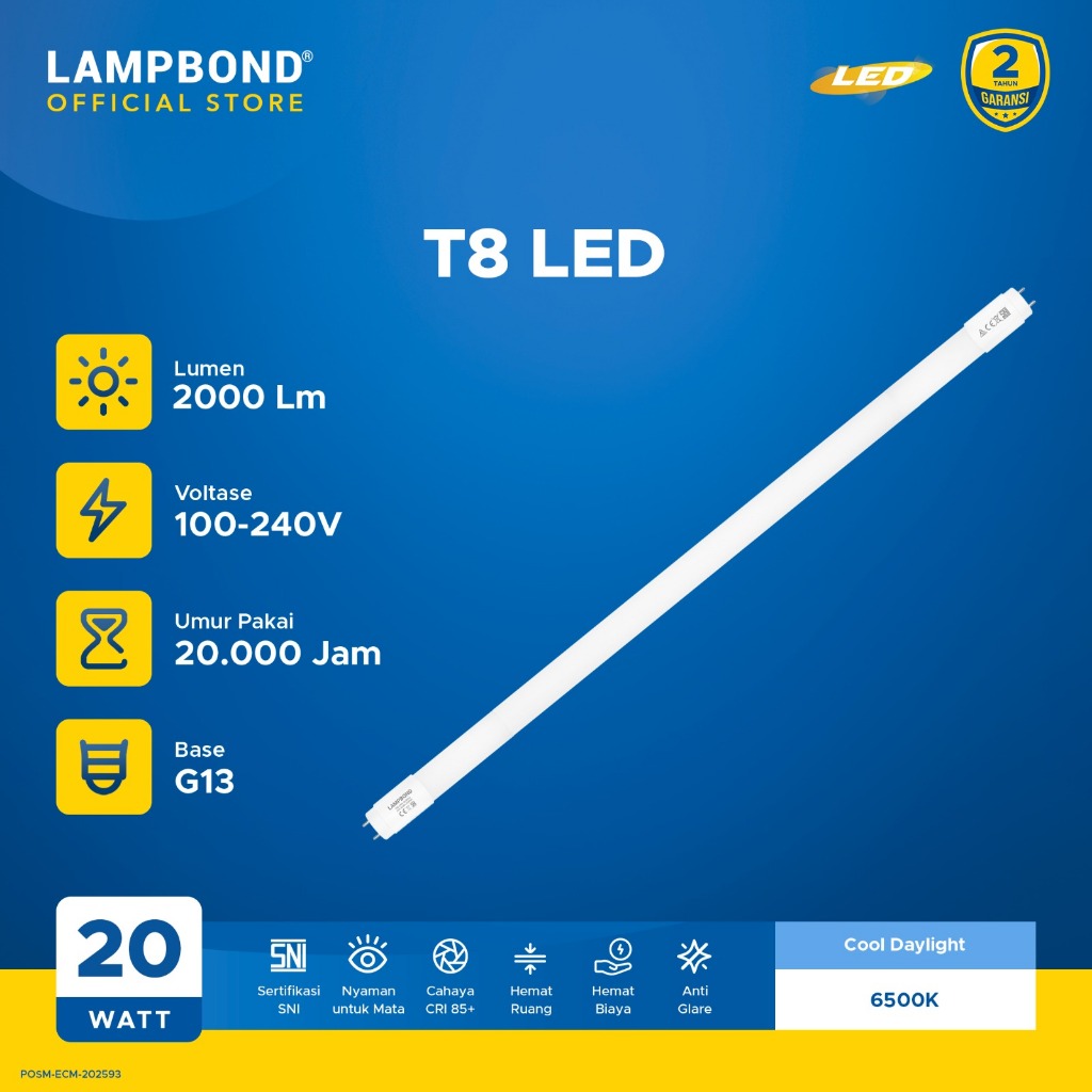 Lampbond Lampu T8 LED Tube