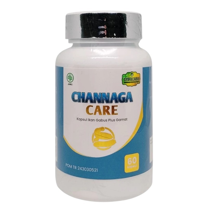 Channaga Care Syifacare Ekstrak Ikan Gabus dan Gamat 60 Kapsul Original BPOM
