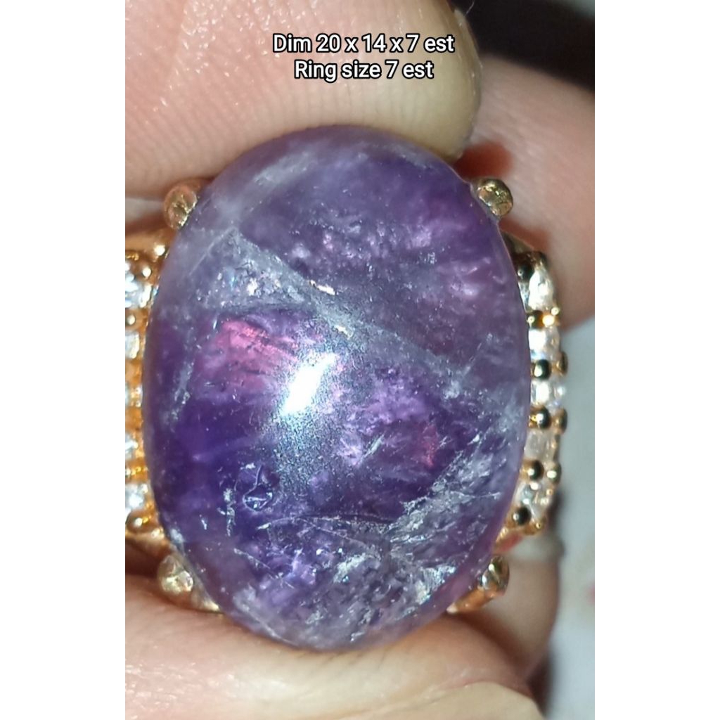 NATURAL KECUBUNG AMETHYST