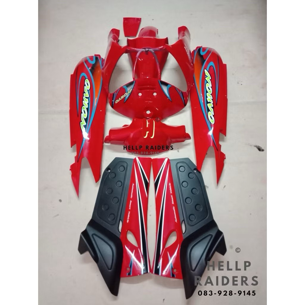 Body set nouvo lele merah import thailand