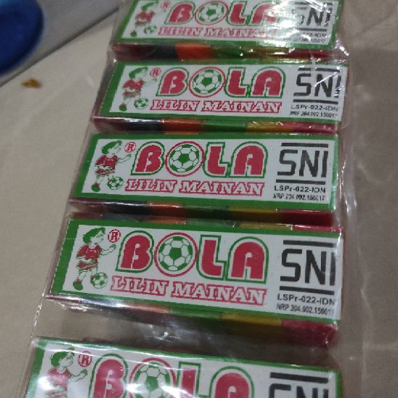 lilin mainan malam | plastisin malam | lilin merk bola per batang | plastisin anak kreatifitas SNI