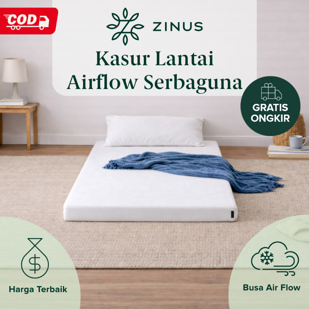Zinus Kasur Lantai Air Flow Serbaguna