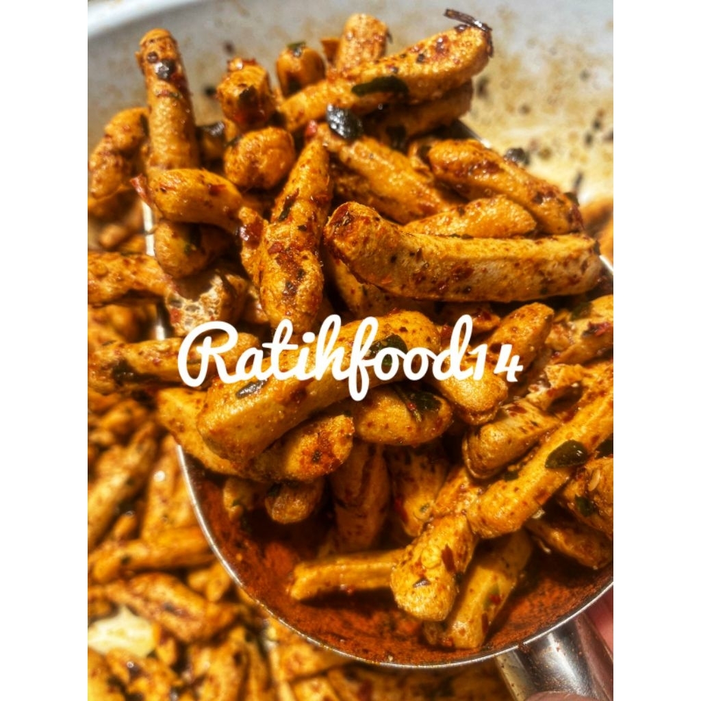 Basreng pedas daun jeruk 5kg / basreng kiloan 5kg /basreng pedas stik daun jeruk