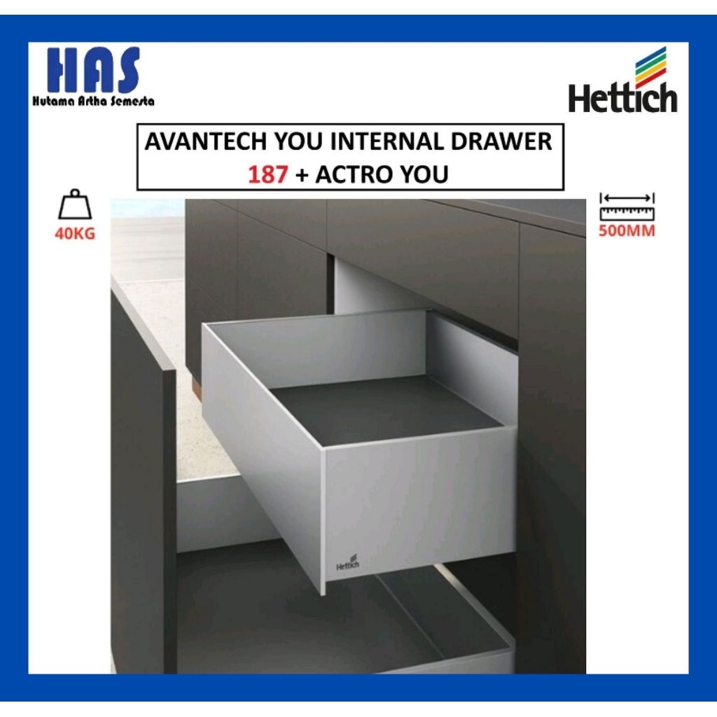 Hettich Avantech You 187 + Actro You Slow Motion