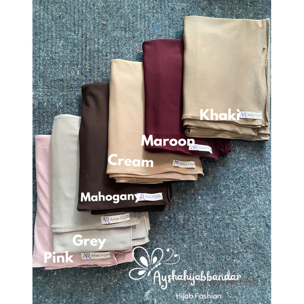 Pashmina Jersey Arina hijab - Ringan, Lembut, dan Nyaman