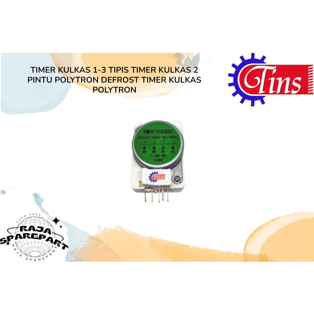TIMER KULKAS 1-3 TIPIS TIMER KULKAS 2 PINTU POLYTRON DEFROST TIMER KULKAS POLYTRON