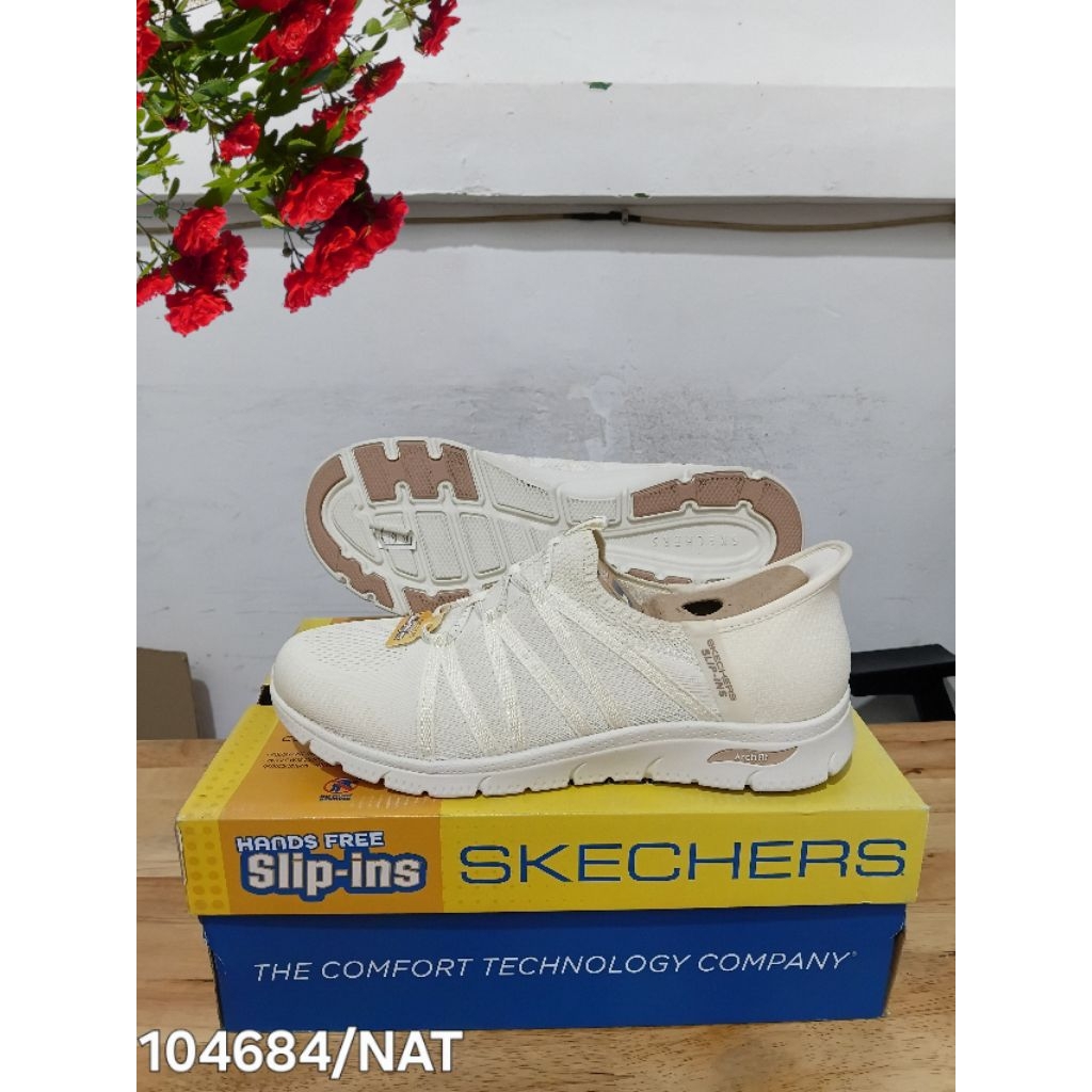 PROMOSEPATU SKECHER WANITA_SKECHER 104684_SEPATU ORIGINAL